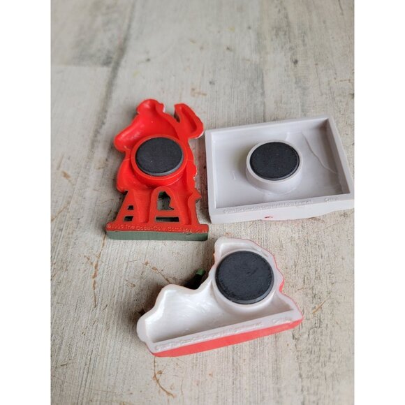 Vintage Santa Claus Coca-Cola magnet set coke Xmas decor - Picture 5 of 6